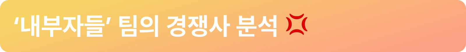 ‘내부자들’ 팀의 경쟁사 분석 💢_상단바.png ‘내부자들’ 팀의 경쟁사 분석 💢_상단바.png