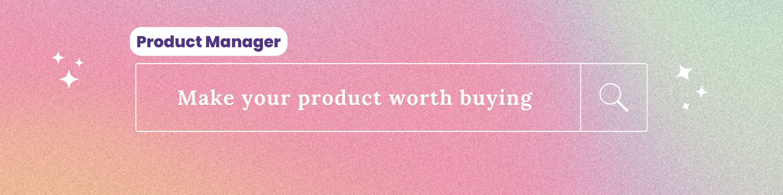 Rainbow Gradient Aesthetic Search Bar LinkedIn Banner.png