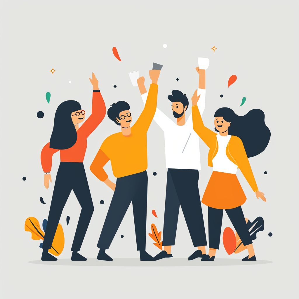 lucasmeta_2d_vector_art_of_minimal_cheering_situation_illustrat_cbe120bb-c884-4fe6-be27-d438e7852217.webp