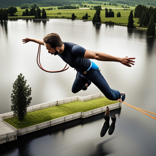 man bungee jumping into a river with a rope tied to his waist.png man bungee jumping into a river with a rope tied to his waist.png