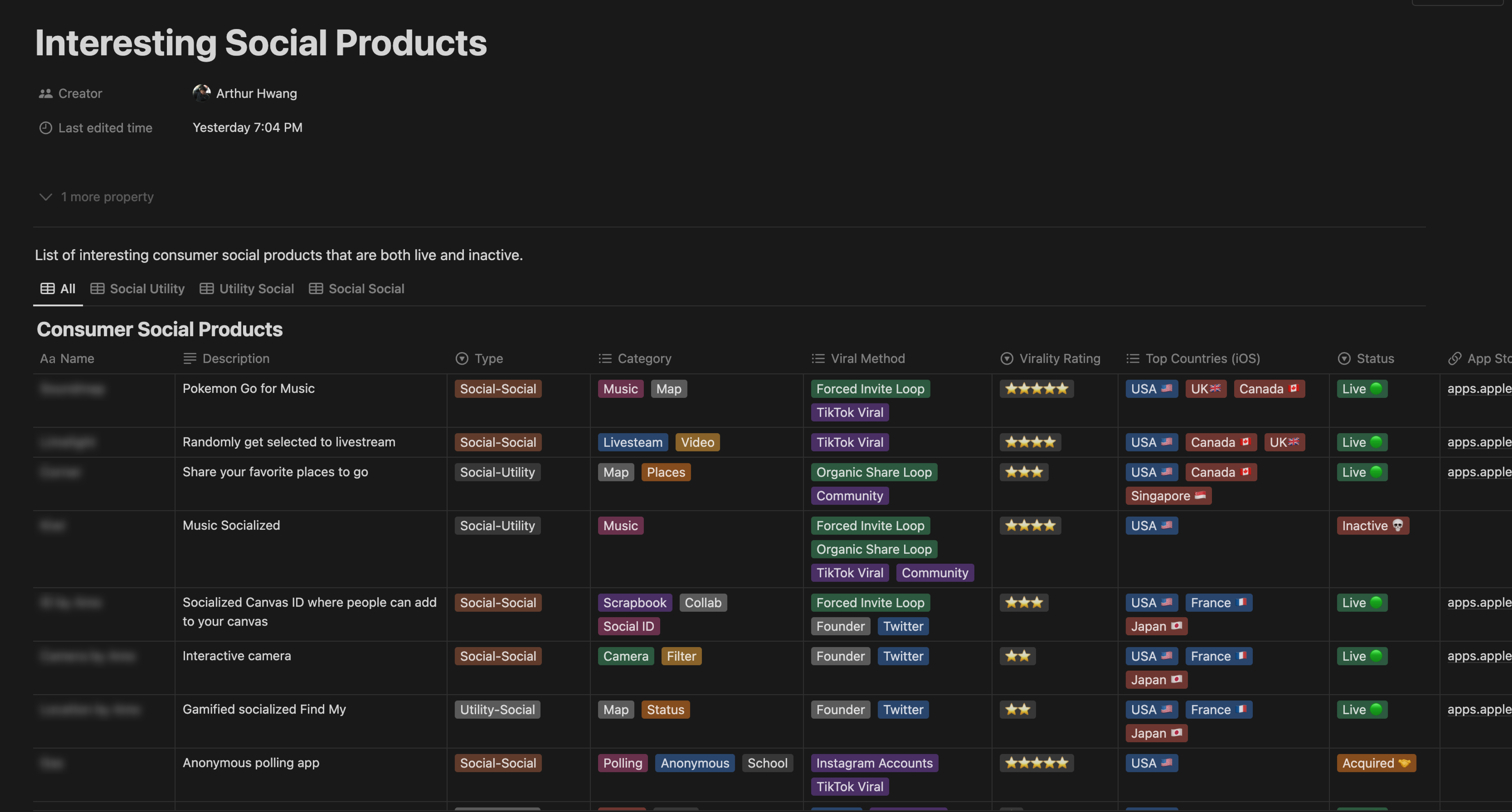 Interesting Social Products Screenshot.png