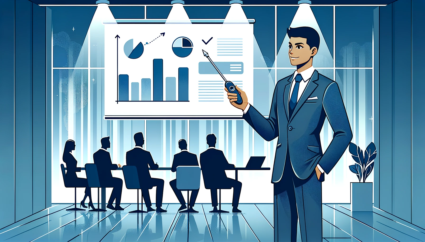 DALL·E 2024-04-15 15.43.28 - A professional and engaging thumbnail for a blog post about a checklist for entrepreneurs presenting to investors. The design features a stylized imag.webp