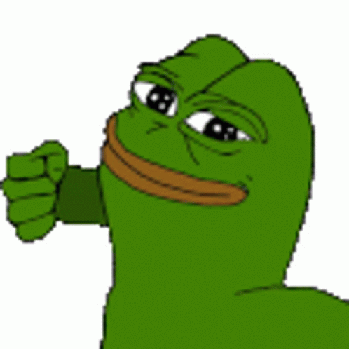 Pepe Smash Pepe The Frog Sticker - Pepe Smash Pepe The Frog Punch - Discover & Share GIFs.gif