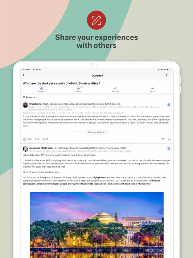Quora 쿼라 스크린샷 4