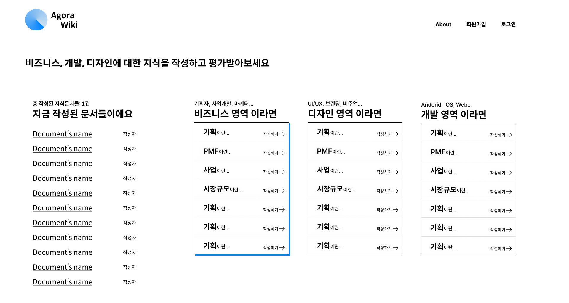 agora wiki 스크린샷 1