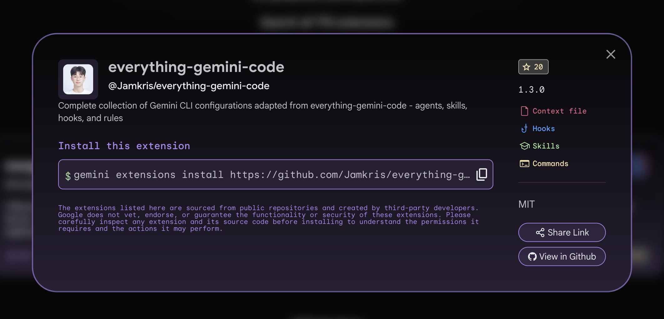 Everything Gemini Code 스크린샷 1