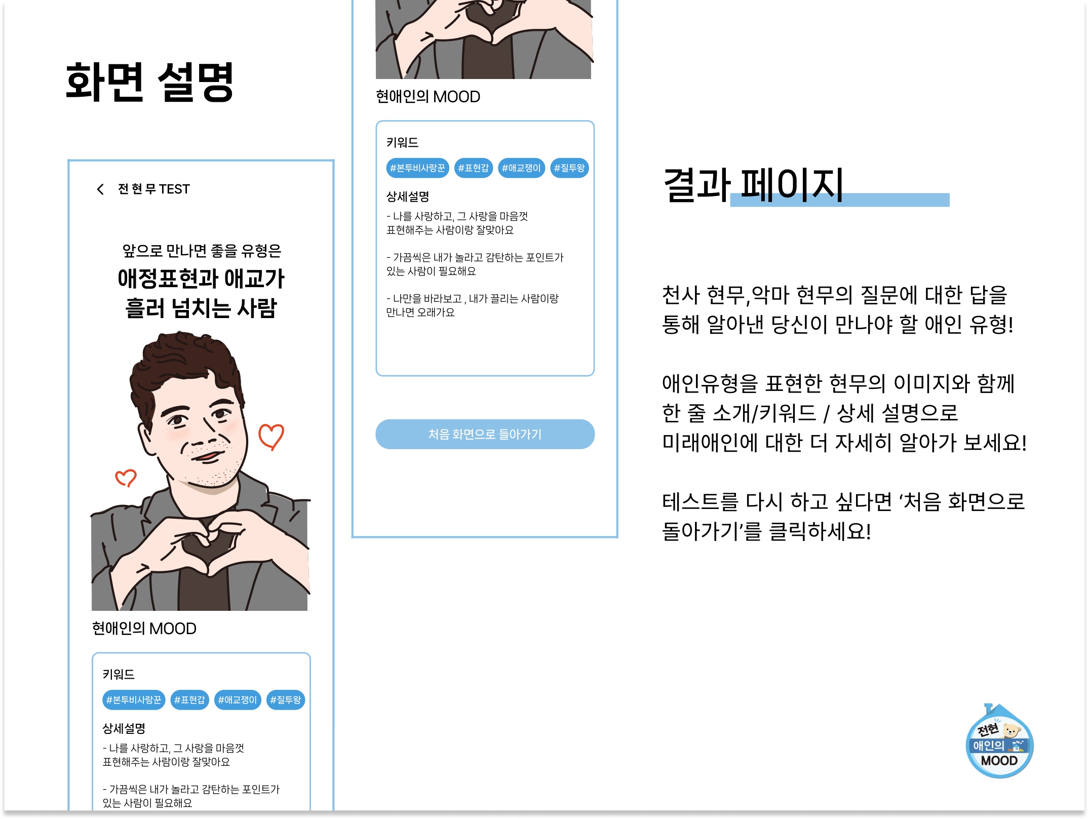 전현MOOD 테스트 스크린샷 5
