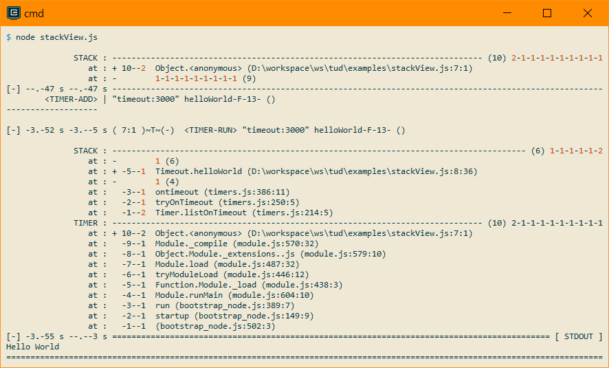 Node.js Debugger 스크린샷 1