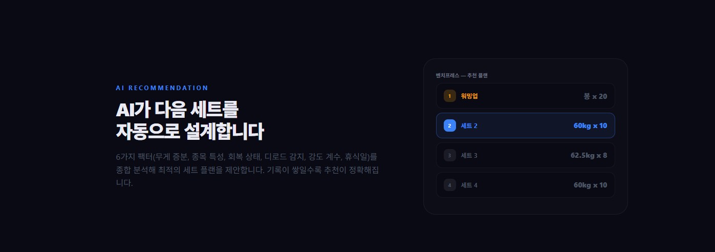 RECO 자율적인 운동 기록 앱 스크린샷 2