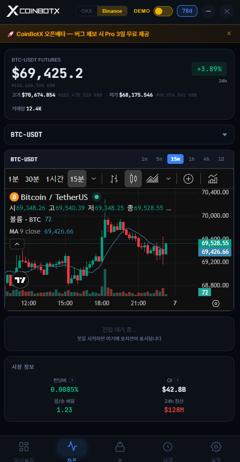 CoinBotX 스크린샷 1
