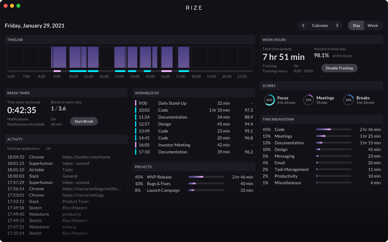Rize 스크린샷 2