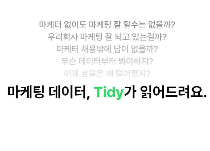 Tidy 스크린샷 1