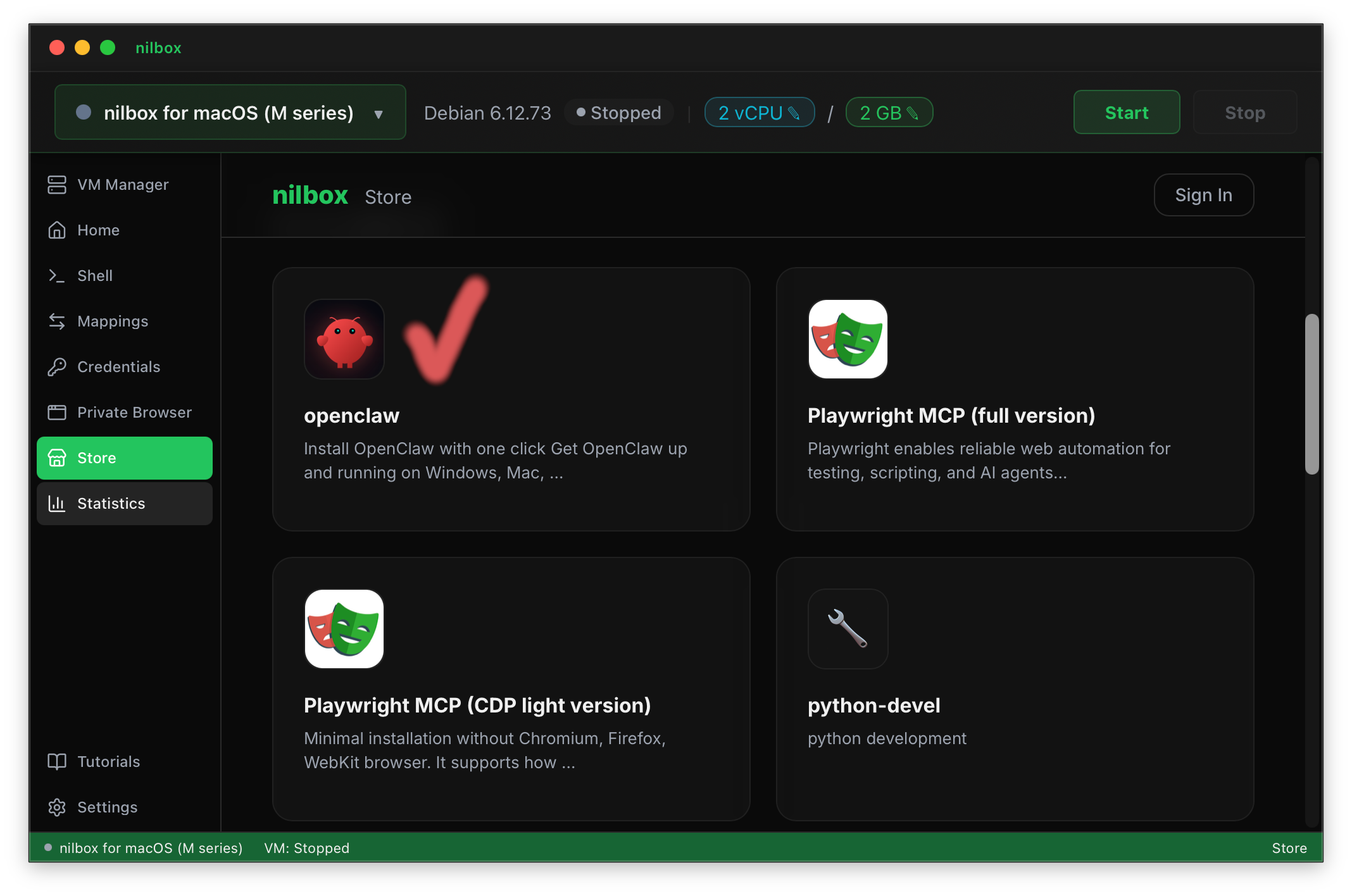 nilbox 스크린샷 2