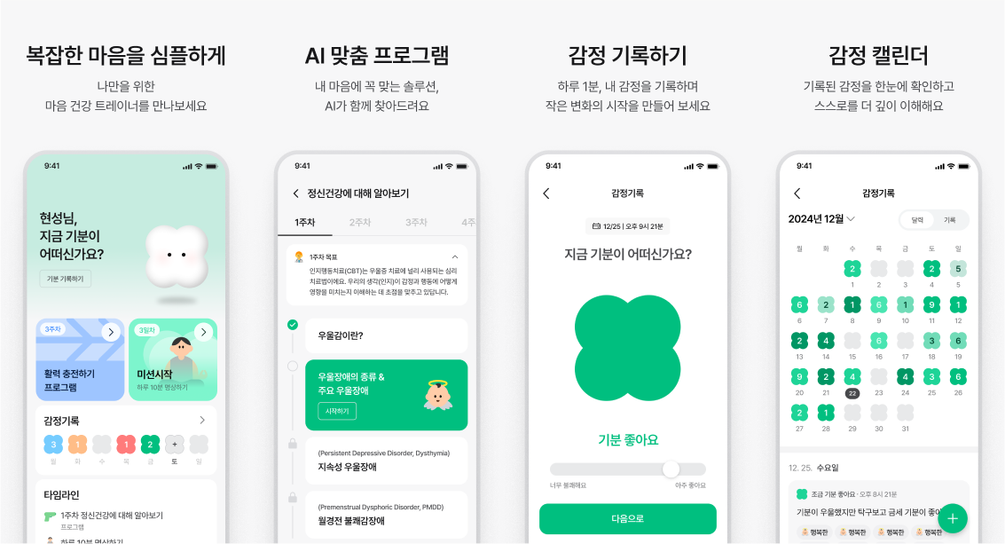 나만의 마음 건강 트레이너 SYMPLE 스크린샷 1