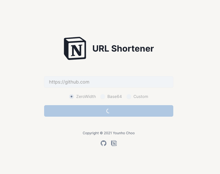 Notion URL Shortener 스크린샷 2