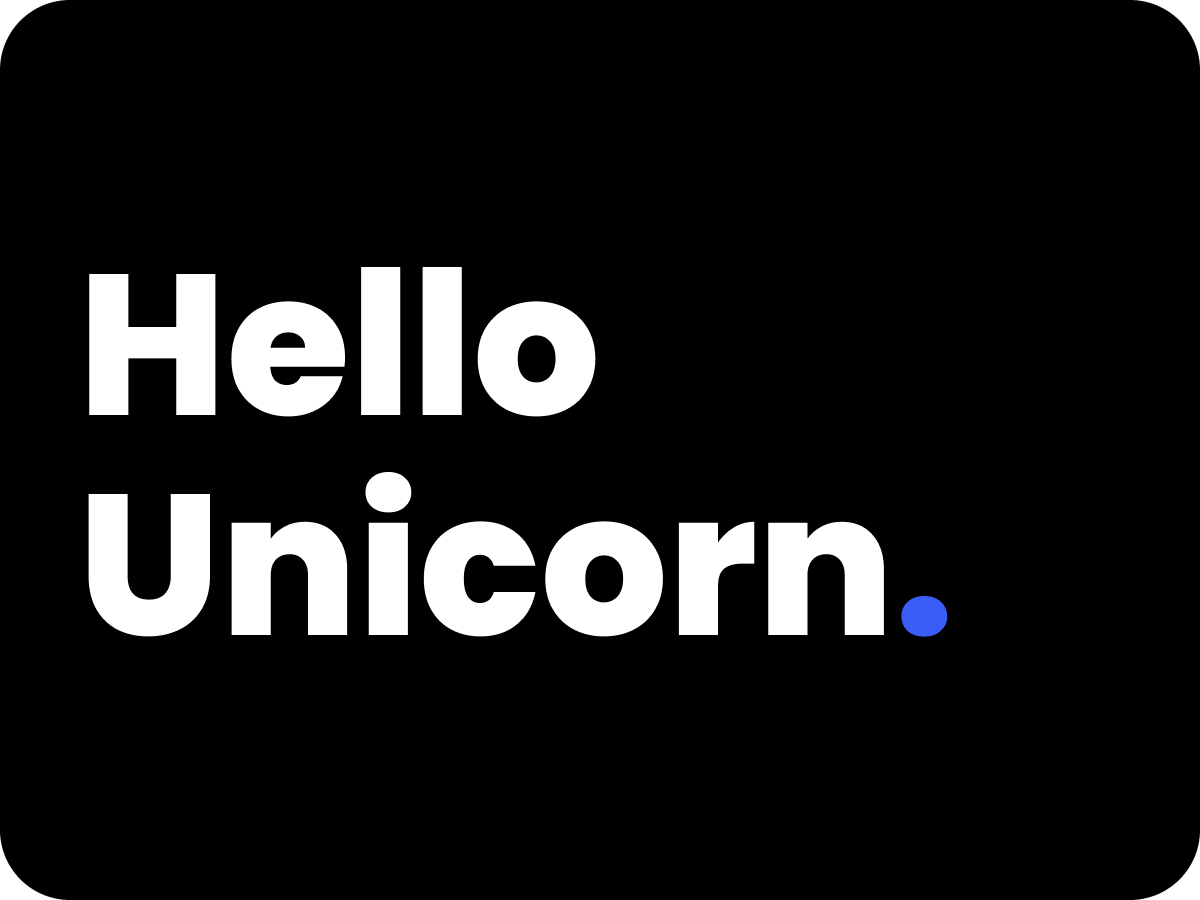 Hello unicorn 스크린샷 1