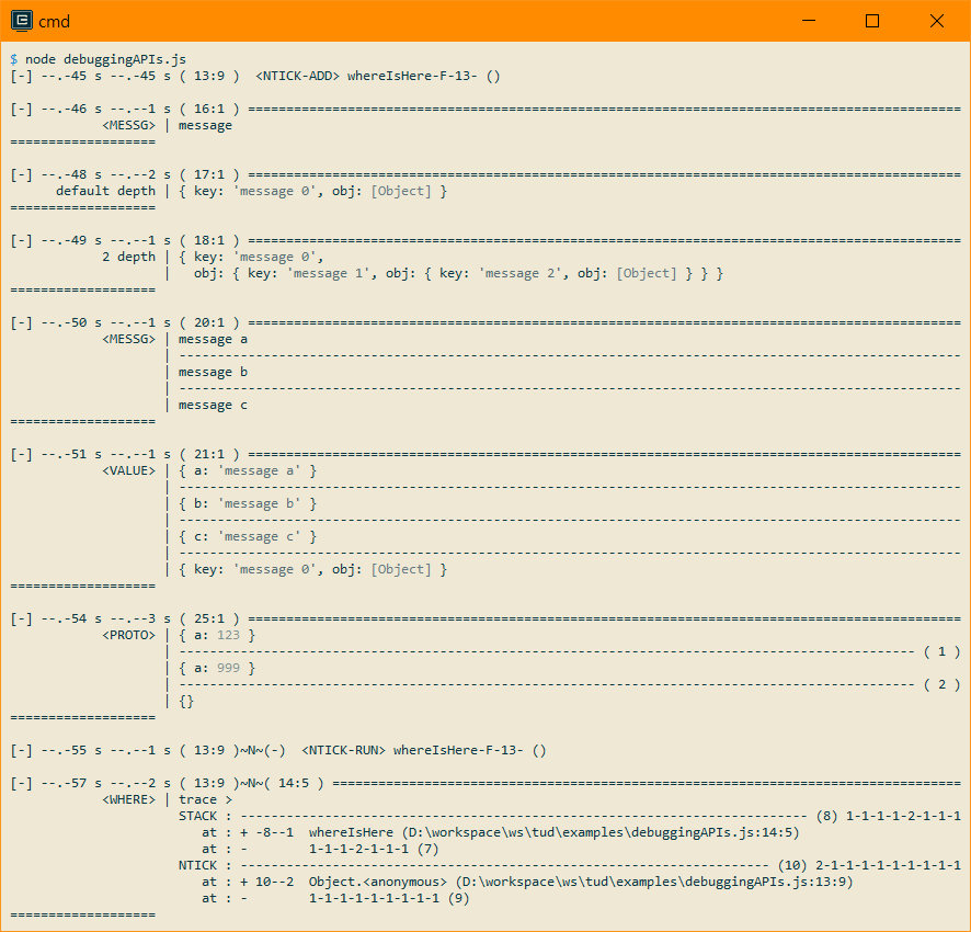 Node.js Debugger 스크린샷 5