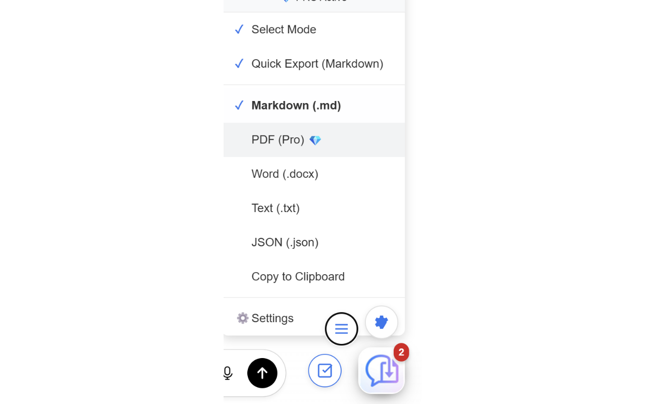 XWX AI Chat Exporter 스크린샷 3