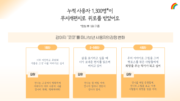 무지개편지 스크린샷 4