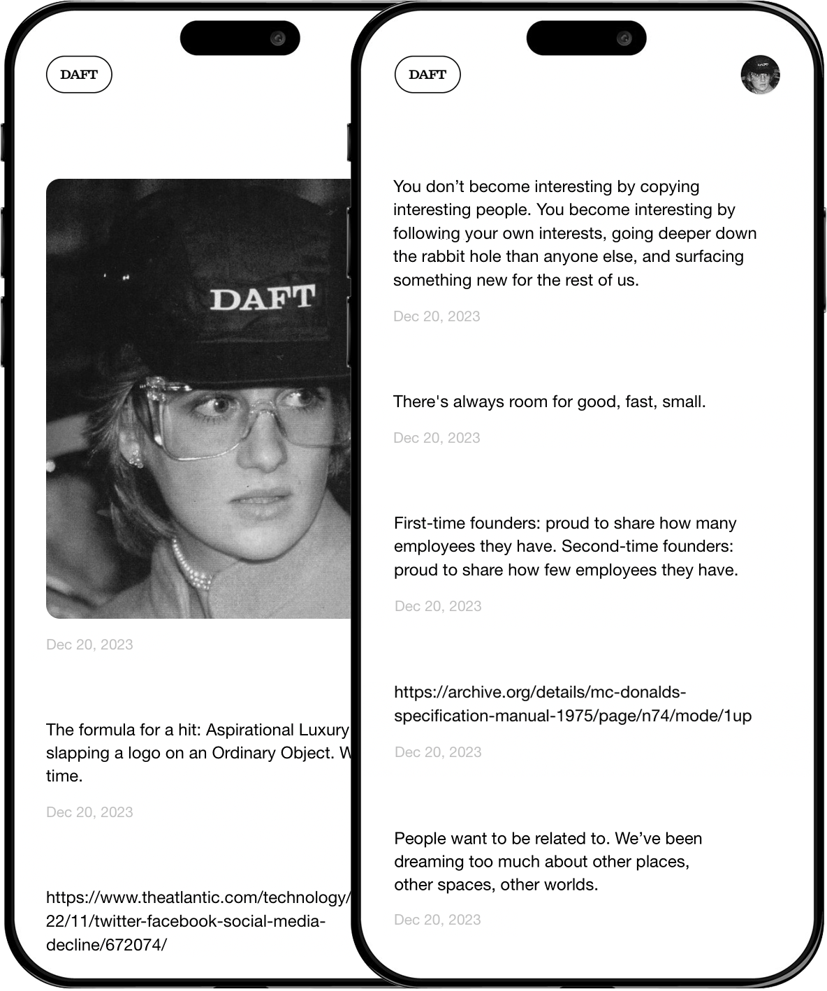 Daft Social 스크린샷 1