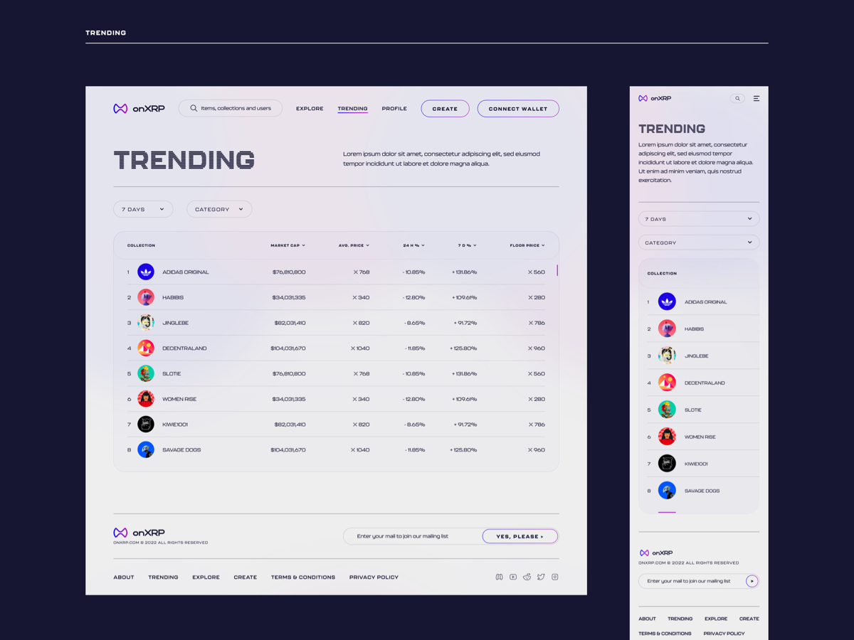 onXRP NFT Marketplace 스크린샷 4