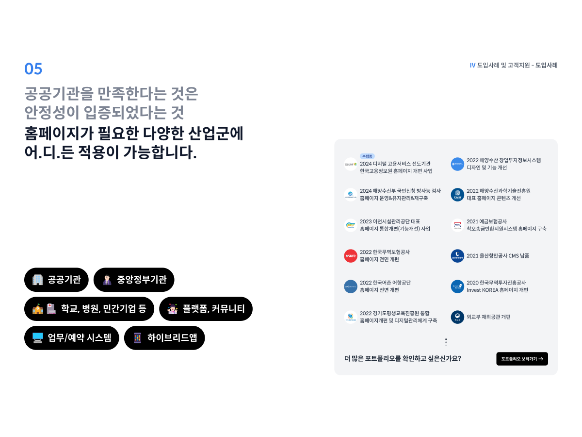 네이비스 CMS 스크린샷 5