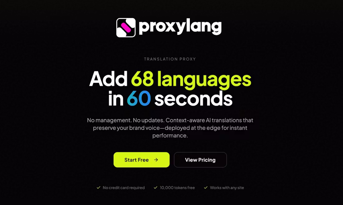 Proxylang 스크린샷 1