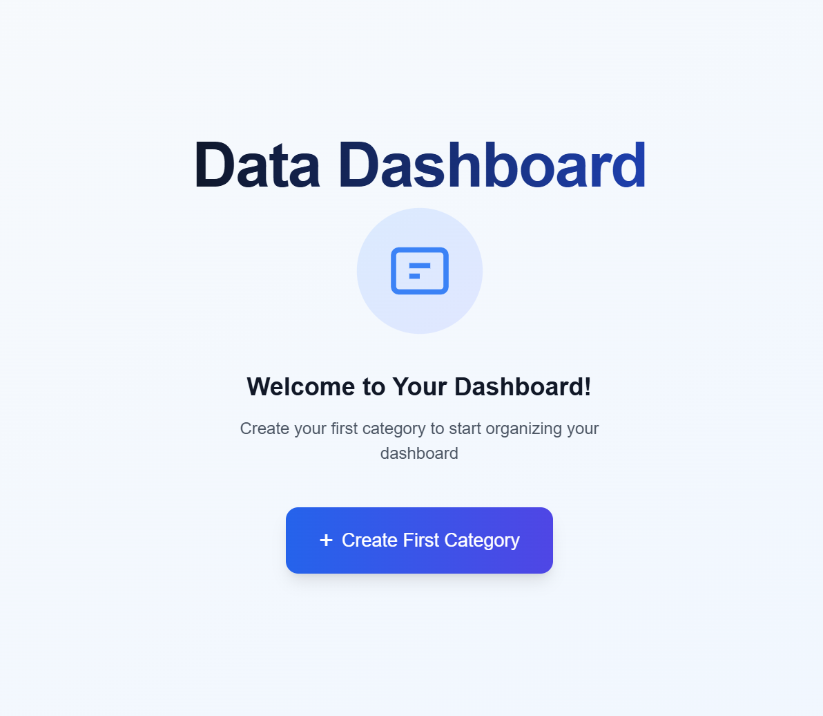 Data Dashboard 스크린샷 1