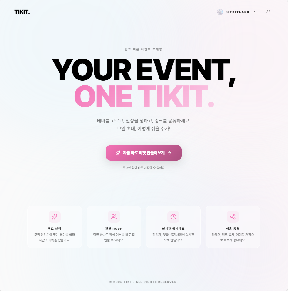TIKIT. 스크린샷 1