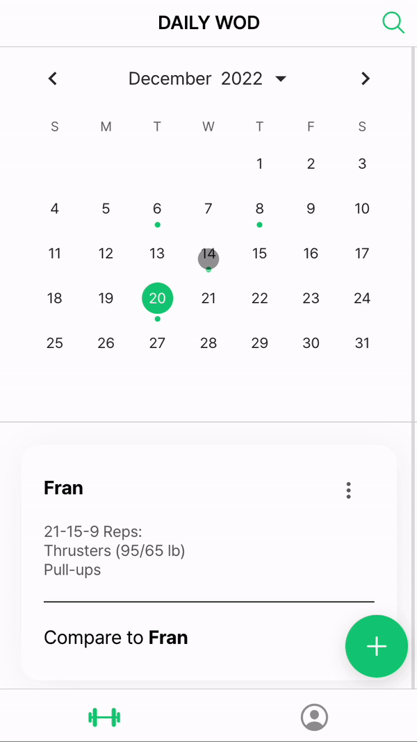 Daily WOD 스크린샷 1