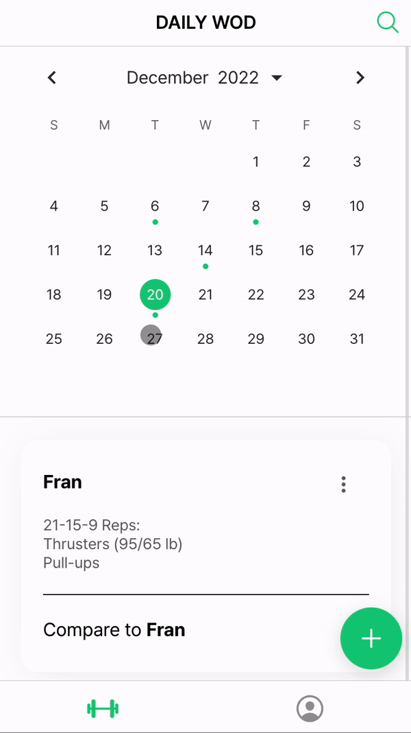 Daily WOD 스크린샷 2