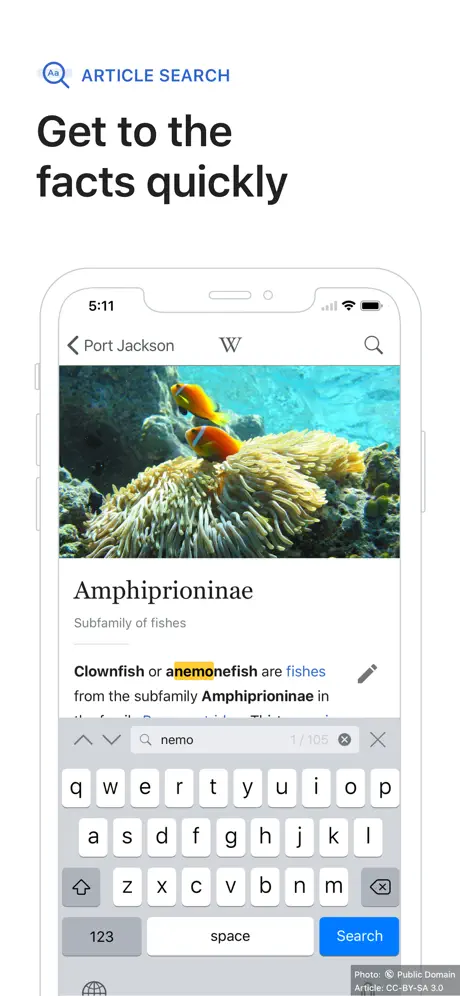 위키백과 Wikipedia 스크린샷 3