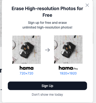 Hama 간편한 인공지능 이미지 편집기 스크린샷 3
