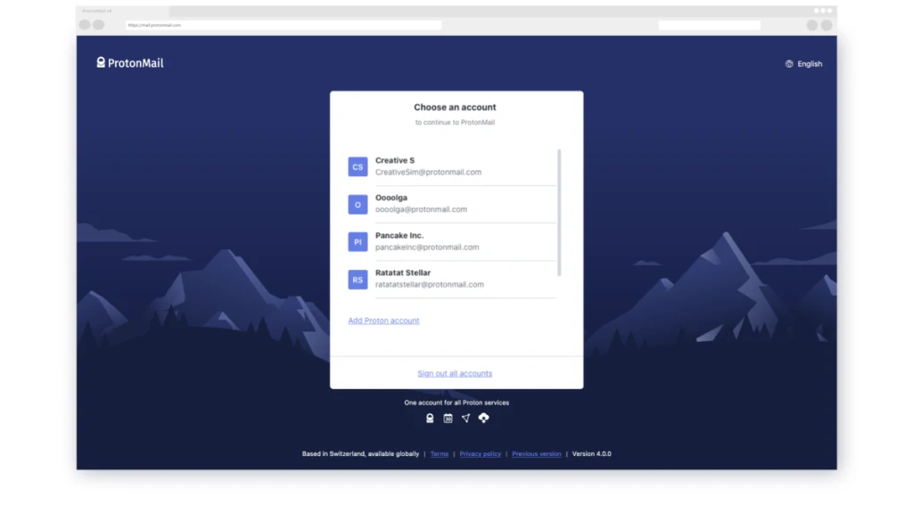 프로톤메일 Proton Mail 스크린샷 1
